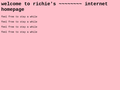 Screenshot of ~richie