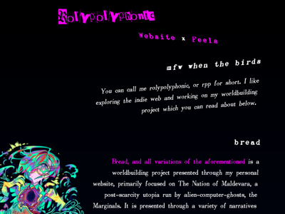 Screenshot of ~rolypolyphonic