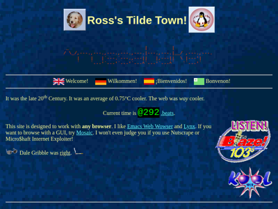 Screenshot of ~rossabaker