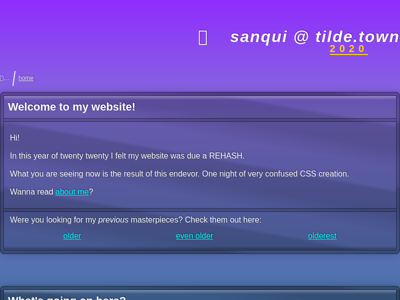 Screenshot of ~sanqui