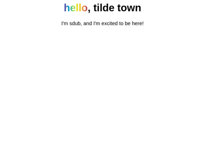 Screenshot of ~sdub