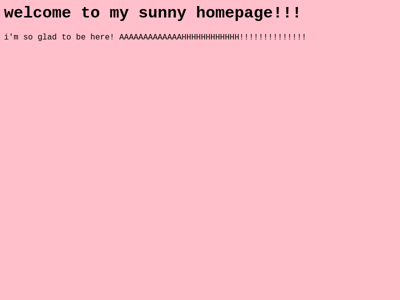 Screenshot of ~sunny