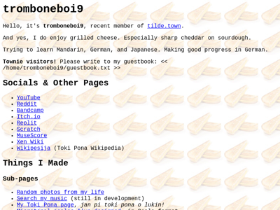 Screenshot of ~tromboneboi9