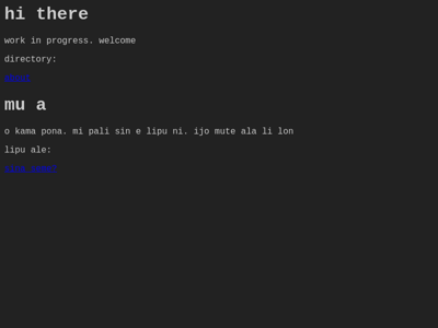 Screenshot of ~wewen