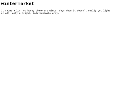 Screenshot of ~wintermarket