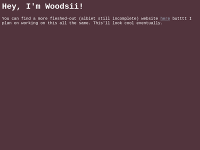 Screenshot of ~woodsii