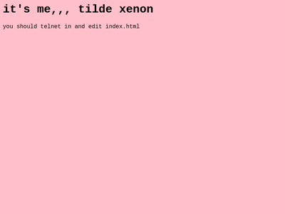 Screenshot of ~xenon