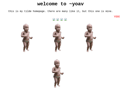 Screenshot of ~yoav