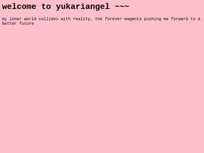 Screenshot of ~yukariangel