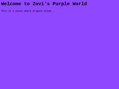 Screenshot of ~zovi